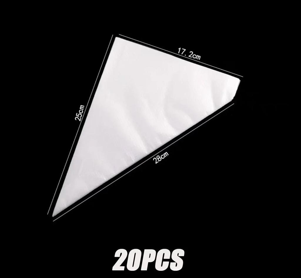 Pastry Piping Sleeves Leak Disposable Bag Confectionery Cake Accessories Baking Decorations Pocket Syringe Icing Cream Squeezing