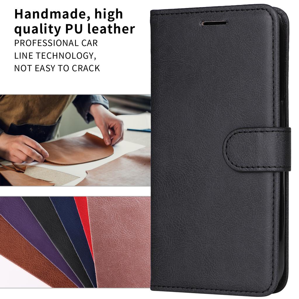 For Vivo V50 Lite 5G Leather Wallet Case with Strap Solid Color Phone Stand Cover