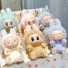 New Labubu3.0 Version Gradient Color Enamel Face Labubu Three Generations Macaron Plush Doll Blind Box