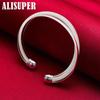925 Sterling Silver Fashion Jewelry Large Reticulated Bracelet Jewelry