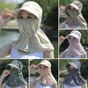 UV Protection Face Neck Protective Cover Ear Flap Women Hats Breathable Sun Hat Women