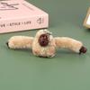 Cute Girl Plush Fur Monkey Key Chain Orangutan Keychain On Pant Women Bag Car Trinket Female Toy