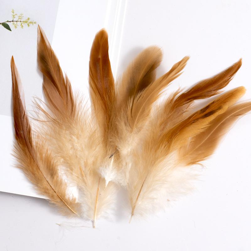 80 Natural Pheasant Feather Decorative Diy Jewelry Hair Accessories Material Cat Stick Toy Accessories