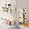 Wall-Mounted Kitchen Spice Jars: Sealed Chili, Salt, and Seasoning Containers