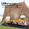 Sonuto Outdoor 4-7 People Camping Park Beach Tent Vinyl Sunscreen Folding Portable Canopy Rainproof And Sunscreen Shelter