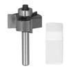 T Shaped Router Bit 14 Inch Shank 3 Teeth Ball Bearing Slot Cutter Bit for Slotting Wood Plywood
