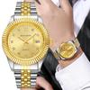 Top Luxury Men's Quartz Watches Fashion Design Man's Wristwatches Male Gifts Calendar Business Clock