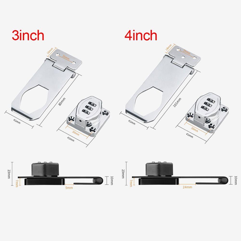 Anti-Theft Home Security Window Stoppers Coded Lock Cabinet Password Locks Combination Coded Lock