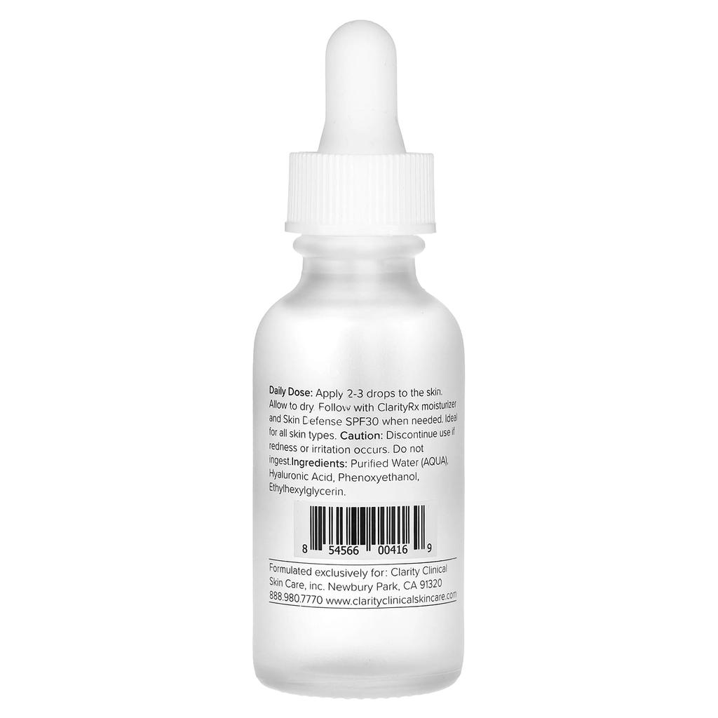 Water Recommendation, Hyaluronic Acid Hydrating Serum, 30Ml (1Fl Oz)