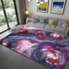 Fashion 3D Printed Earth Large Carpets Galaxy Space Pattern Carpet Parlor Big Carpet Living Room Bathroom Mat Anti-slip