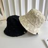 New Fashion Basin Hat Versatile Face Small Bucket Hat Women's Spring and Autumn Big Head Circumference Niche Bucket Hat