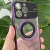 Applicable To IPhone 15 Leakage Mark Magnetic Plating Mobile Phone Case Apple 14 Full-pack Lens Protection Case