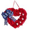 Independence Day Fabric Bow Love Garland Door Wall Pendant National Day Home Furnishing Window Props Decoration