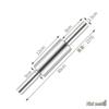 Stainless Steel Seamless Rolling Pin for Dough, Dumplings, Noodles, and Baking