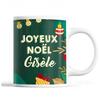 Mug - Christmas Gisèle - Green - Ceramic - 325 Ml - Printed Front/back