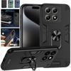 Military Grade Case for Xiaomi 14T Pro 5G Protective Cover Shockproof Ring Stand Holder Fundas Coque