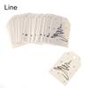 50PCS DIY Wrapping Supplies Xmas Decoration Hang Tags Christmas Labels Gift Wrapping Kraft Tag