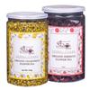 The Indian Chai - Combo, Chamomile Tea and Hibiscus Tea, Organic, 100 Grams Each, Helps with Digestion, Immunity, Skin & Heart Health, Caffeine Free