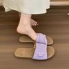 Flat-bottomed Slippers Women's Outer Wear Summer New Casual Sandals Vacation Seaside Beach Shoes