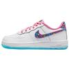 Force 1 Low PS All-Star 2023 Kids Sneakers White Pink-Glow Speed-Yellow FJ3483-100
