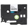 Laminated Label Tape Black On White 9mm Label Maker Color Tape for Brother TZe-221  621