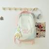 Stylish Letter Embroidered Backpack With Spliced Design For Campus And Travel
