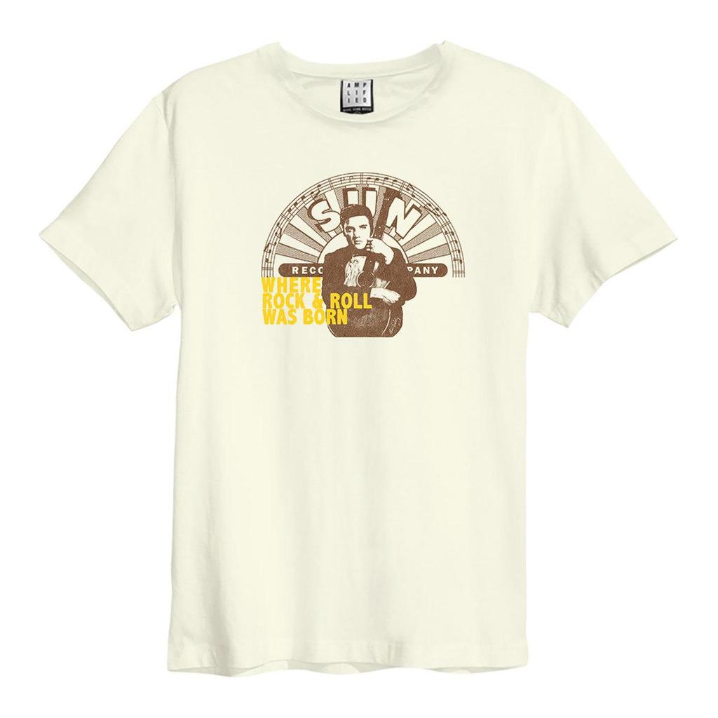 Amplified Unisex Adult Rock & Roll Sun Records & Elvis T-Shirt
