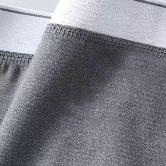 Men Boxer Underwear Mid-rise U-Convex Solid Color Seamless Shorts Briefs Breathable Sweat-Free Slim Fit Panties