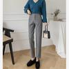 2022 Autumn Winter Vintage High Waist LooseFashion Slim Elegant Trousers Cigarette PantsWomen Pants Pencil Pant Straight Pants