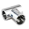 Boat Hardware Handrail Fitting 3 Way Polished Surface Heavy Duty Equipment Tee Connector
