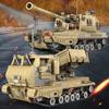 1499PCS Military Transformable 05A Self Propelled Grenade Rocket Tank Model Building Blocks WW2 Army Weapon With Soilder Bricks MOC Toy Kid Adult Gift