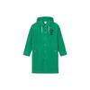 X Ami Paris Co-Branded Lightweight Long Hooded Jacket With Heart Logo Men Outerwear Light-Green 534064-96