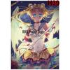 Classic Anime Sailor Moon Poster White Coated Paper Cartoon  Girl Poster Wall Stickers Home Room Bar Decoration Art Painting