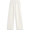 Li Ning Comfortable Simple Loose Straight Leg Casual Pants Women Bottoms Off-White AKLU280-2