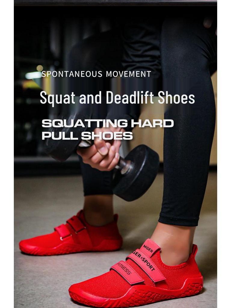 Hot Selling Men's & Women's Indoor Gym Weightlifting Squat & Deadlift Shoes for Comprehensive Training