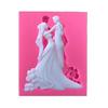 Silicone Mold 1 Piece Bride And Groom Shape  Sugar Fondant Mold Cake Decoration DIY Baking Tools