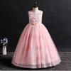 Children's Dresses Girls Dresses Long Performance Clothes Girls Dresses Middle and Large Children Hosting Princess Dresses