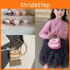 Knitted Princess Handbag Kids Shoulder Bag With Neutral Colors Easy Matching
