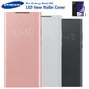 Samsung Original LED Smart View Flip Phone Case For Samsung Galaxy Note20 Note 20 LED Wallet Cover Shall Phone Case