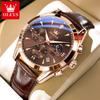 Men's Multifunctional Waterproof Luminous Quartz Timing Calendar Watch, Light Luxury Business Watch