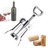 Wine Opener Alloy Wing Corkscrew Heavy Duty Corkscrew Beer Opener Multifunctional Bottle Opener for Home Kitchen Restaurant Bar