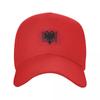 Retro Albania Flag Baseball Cap Women Unisex Personalized Adjustable Adult Albanian Eagle Dad Hat Spring Snapback Summer Hats