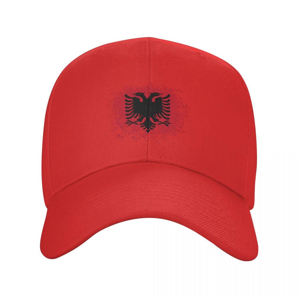 Retro Albania Flag Baseball Cap Women Unisex Personalized Adjustable Adult Albanian Eagle Dad Hat Spring Snapback Summer Hats