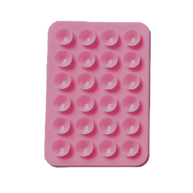 Silicone Suction Pad For Mobile Phone Fixture Suction Cup Backed Adhesive