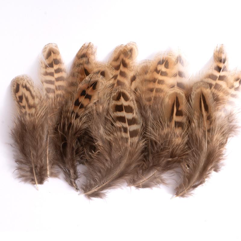 80 Natural Pheasant Feather Decorative Diy Jewelry Hair Accessories Material Cat Stick Toy Accessories