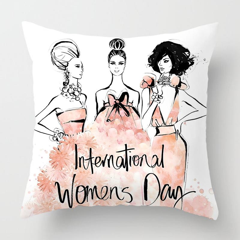 Fashion Ladies Pillowcase Home Decor Living Room Sofa Cushion Cover Home Decor Pillowcase