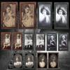 3D Changing Face Ghost Picture Frame Halloween Decoration Horror Craft Supplies Haunted House Party Decor Halloween Props