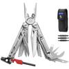ROCKTOL Stainless Steel with Fire Emergency Glass Nylon Safety for Gift for Men Multi-Tool Pliers, 22-in-1 Multi-Tool Starter, Whistle, Breaker,