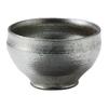 Shigaraki Ware Hechimon Sake Cup with Silver Flower Crackle Pattern MR-3-3002B