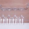 1Pc Organizer Wine Glass Hanger Rack Bar Storage Goblets Hanger Space Saving Under Cabinet